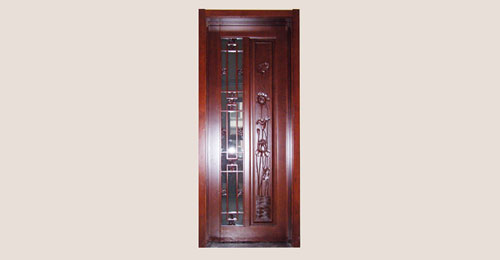 潮州卧室门选红木门中式风格还是白色好