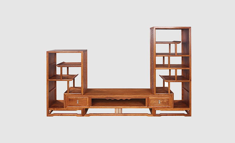 潮州中式装饰厅柜组合家具效果图