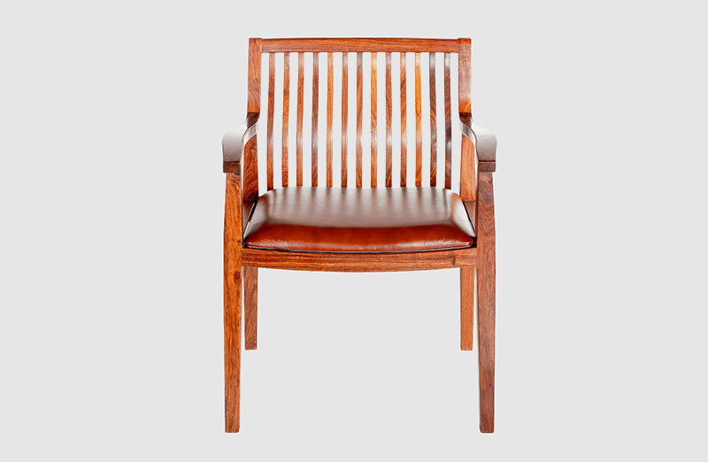 潮州中式实木大方椅家具效果图